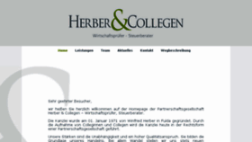 What Herber-collegen.de website looked like in 2016 (7 years ago)
