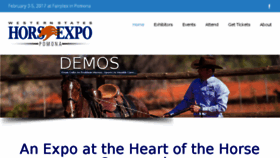 What Horseexpoevents.com website looked like in 2016 (7 years ago)