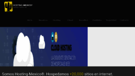 What Hosting-mexico.com website looked like in 2016 (7 years ago)
