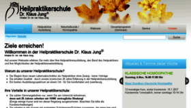 What Heilpraktikerschule-jung.de website looked like in 2016 (7 years ago)
