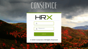 What Hrx.conservice.com website looked like in 2016 (7 years ago)