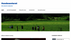 What Hundesenteret.com website looked like in 2016 (7 years ago)