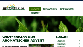 What Herbaversum.de website looked like in 2016 (7 years ago)