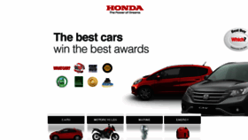 What Honda.com.mt website looked like in 2016 (7 years ago)