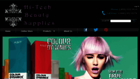 What Hi-techbeauty.com website looked like in 2016 (7 years ago)