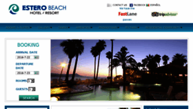 What Hotelesterobeach.com website looked like in 2016 (7 years ago)