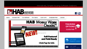 What Habinc.com website looked like in 2016 (7 years ago)