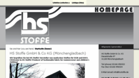 What Hsstoffe.de website looked like in 2016 (7 years ago)