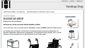 What Handicap-shop.com website looked like in 2016 (7 years ago)