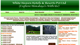 What Himachaltourism.org.in website looked like in 2016 (7 years ago)