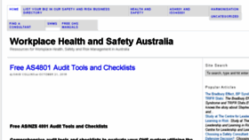 What Healthsafety.com.au website looked like in 2016 (7 years ago)
