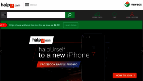 What Halpu.com website looked like in 2016 (7 years ago)