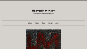 What Heavenlymonkey.com website looked like in 2016 (7 years ago)