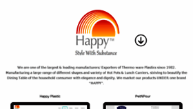 What Happyplastic.com website looked like in 2016 (7 years ago)