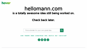 What Hellomann.com website looked like in 2016 (7 years ago)