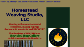 What Homesteadweaver.com website looked like in 2016 (7 years ago)