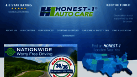 What Honest-1.com website looked like in 2016 (7 years ago)