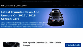 What Hyundai-blog.com website looked like in 2016 (7 years ago)