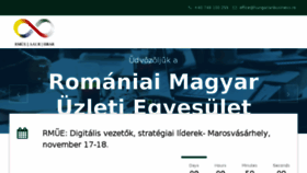 What Hungarianbusiness.ro website looked like in 2016 (7 years ago)