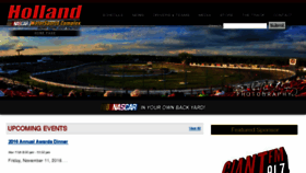 What Hollandspeedway.com website looked like in 2016 (7 years ago)