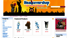 What Headcovershop.com website looked like in 2016 (7 years ago)