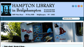 What Hamptonlibrary.org website looked like in 2016 (7 years ago)