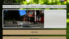 What Hotelsommarhagen.se website looked like in 2016 (7 years ago)