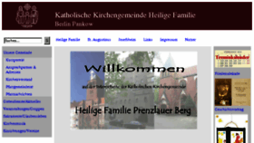 What Heiligefamilie-berlin.de website looked like in 2016 (7 years ago)