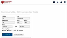 What Homesinsummervillesc.com website looked like in 2016 (7 years ago)