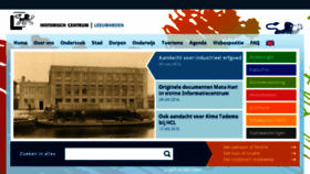 What Historischcentrumleeuwarden.nl website looked like in 2016 (7 years ago)