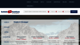 What Hotelinkonkan.com website looked like in 2016 (7 years ago)