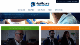 What Healthcare-communications.com website looked like in 2016 (7 years ago)