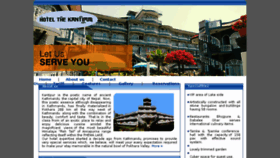 What Hotelkantipur.com website looked like in 2016 (7 years ago)