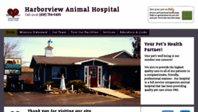 What Harborviewanimalhospital.com website looked like in 2016 (7 years ago)