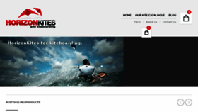 What Horizonkites.com website looked like in 2016 (7 years ago)