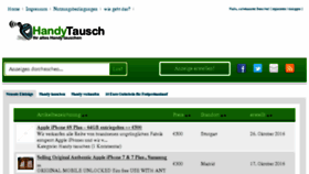 What Handy-tausch.de website looked like in 2016 (7 years ago)