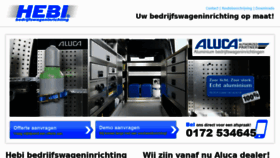 What Hebi.nl website looked like in 2016 (7 years ago)
