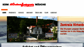 What Hirtenberger-waesche.at website looked like in 2016 (7 years ago)
