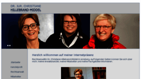 What Hillebrand-middel.de website looked like in 2016 (7 years ago)