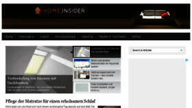 What Home-insider.de website looked like in 2016 (7 years ago)