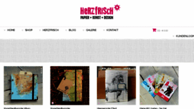 What Herzfrisch.de website looked like in 2016 (7 years ago)