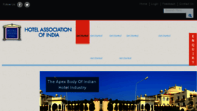 What Hotelassociationofindia.com website looked like in 2016 (7 years ago)