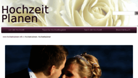 What Hochzeit-planen.info website looked like in 2016 (7 years ago)