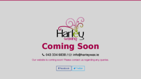 What Harleywax.ie website looked like in 2016 (7 years ago)