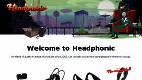 What Headphonic.com.au website looked like in 2016 (7 years ago)