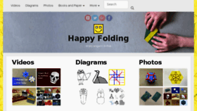 What Happyfolding.com website looked like in 2016 (7 years ago)