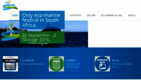 What Hermanuswhalefestival.co.za website looked like in 2016 (7 years ago)