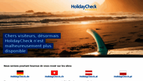 What Holidaycheck.fr website looked like in 2016 (7 years ago)