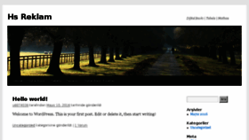 What Hsreklam.com website looked like in 2016 (8 years ago)