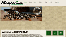 What Hemporium.com website looked like in 2016 (7 years ago)